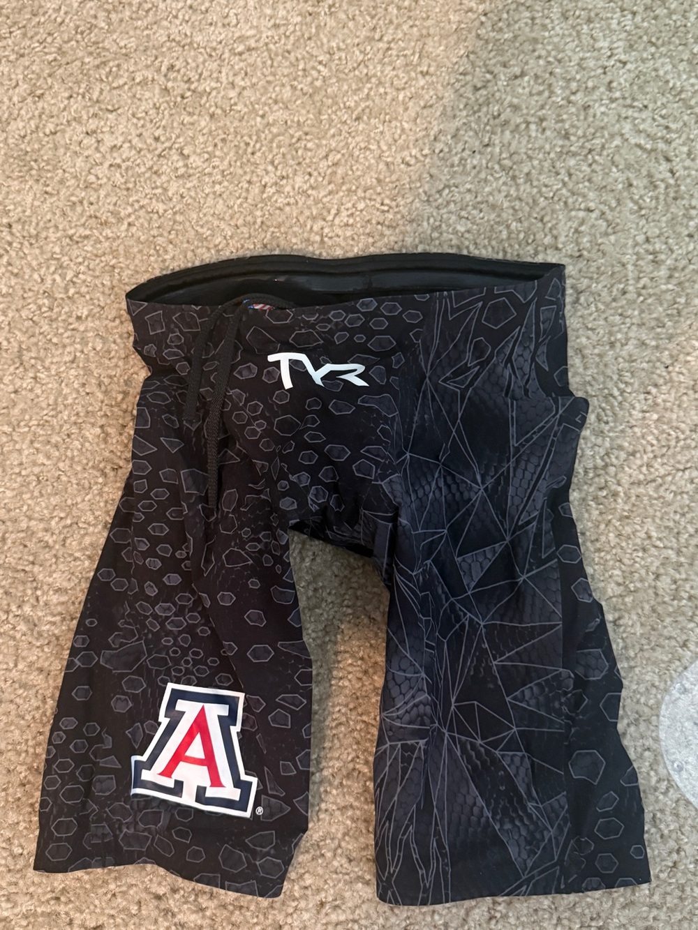 TYR Black Avictor Swim Jammer Size 25